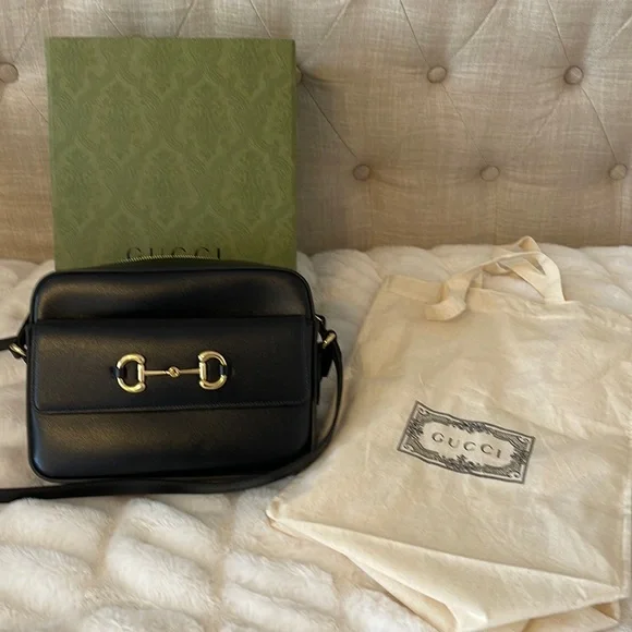 Gucci horsebit 1955 small shoulder bag -can be worn crossbody - Picture 1 of 5